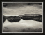 Pond and Montezuma Hills, Sacramento-San Joaquin River Delta, 2000 Print by Roman Loranc