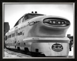 New York, Central Railroad Bullet Train Framed Giclee Print