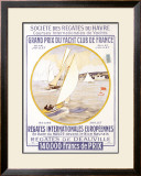 Yacht Club de France Framed Giclee Print