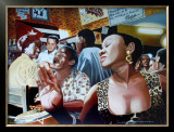 Salsa in Cuba Cafe Prints by Alain Bertrand
