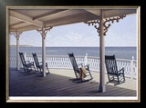 Block Island Harbor Limited Edition Framed Print by Daniel Pollera
