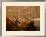 Une Nuit au Pont Neuf Prints by Claude Theberge