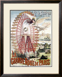 Grand Roue de Paris Framed Giclee Print by Dorfinant 
