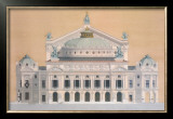 Opera de Paris Garnier Poster by Andras Kaldor