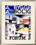 Bygge og Bolig Framed Giclee Print by Ib Andersen