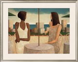 On the Terrace Print by Glenn Quist
