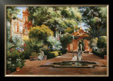 Garden in Seville Posters by Manuel Garcia Y Rodriguez