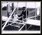 Orville Wright Biplane Framed Giclee Print