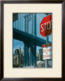 Manhattan Bridge Posters by Eric Peyret