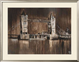 London Tower Bridge Posters by Yuliya Volynets
