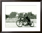 Gilera Saturno Racing Framed Giclee Print by Giovanni Perrone