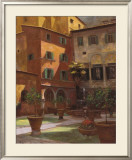 Siena Courtyard Art by Greg Singley