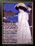 Kursaal de Lugano Framed Giclee Print by Luigi Basorini