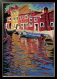 Blue Canal I Posters by Mannel Gannau