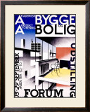 Bygge og Bolig Framed Giclee Print by Ib Andersen