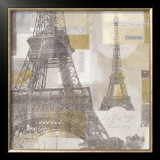 Eiffel Tower III Prints by Pela & Silverman 