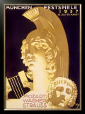 Munich Music Festival, c.1937 Framed Giclee Print by Ludwig Hohlwein