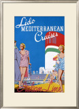 Lido Med Cruises Framed Giclee Print