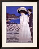 Kursaal de Lugano Framed Giclee Print by Luigi Basorini