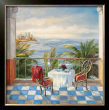 Terrace View II Print by Alexa Kelemen