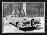 Edsel Convertible, 1958 Framed Giclee Print