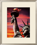 Statue of Liberty Print by Sandra Baker