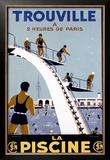 Trouville Framed Giclee Print by Molusson 