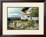 White Fence in Cape Cod Prints by Steve Zazenski