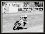 Kenny Roberts 750 Yamaha Flat Track Poster Framed Giclee Print by Jerry Smith