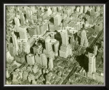 New York City, Skyline and Biplanes Framed Giclee Print