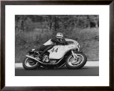 Laverda GP Motorcycle Framed Giclee Print by Giovanni Perrone