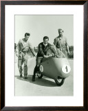 Guzzi GP Dustbin Motorcycle Framed Giclee Print by Giovanni Perrone