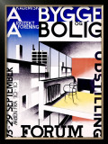 Bygge og Bolig Framed Giclee Print by Ib Andersen