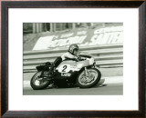 Aermacchi Motorcycle Framed Giclee Print by Giovanni Perrone