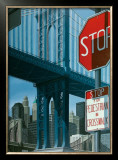 Manhattan Bridge Posters by Eric Peyret