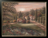 Evening in Tuscany II Print by Betsy Brown