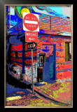 Do Not Enter, Venice Beach, California Framed Giclee Print by Steve Ash