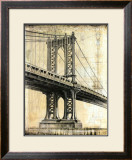 Manhattan Bridge Poster by P. Moss