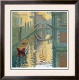Venice, Rippled Reflections Limited Edition Framed Print by Alan Cotton