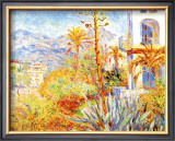 Villas at Bordighera Framed Giclee Print by Claude Monet