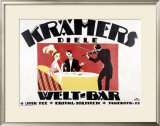 Kramer's Welt-Bar Framed Giclee Print by Gerda Wegener