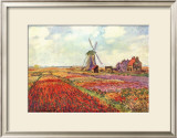 Tulips in Holland Posters by Claude Monet