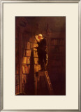 The Bookworm Prints by Carl Spitzweg