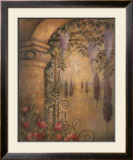 Wisteria Garden I Prints by Elaine Vollherbst-Lane