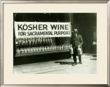 New York City, Kosher Wine Framed Giclee Print