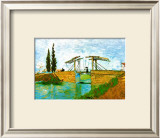 The Langlois Drawbridge Posters by Vincent van Gogh
