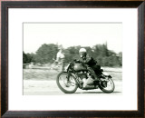 Gilera Saturno Racing Framed Giclee Print by Giovanni Perrone