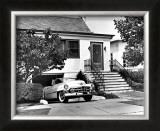 Cadillac Convertible Framed Giclee Print