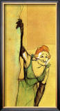 Yvette Guilbert Taking Curtain Call Framed Giclee Print by Henri de Toulouse-Lautrec