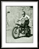 Bultaco Pursang Motorcycle MX Framed Giclee Print